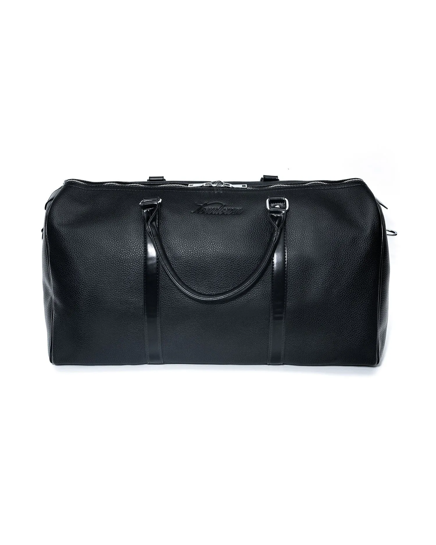 'Track Business' Leather Duffle Bag